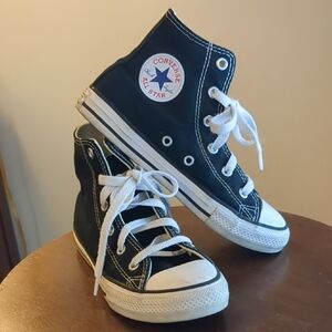 Converse Kids High-Top Sneakers - Black